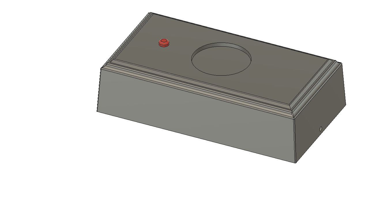 总统印章红色按钮盒