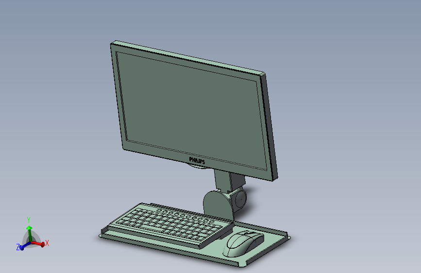飞利浦显示器及键盘支架套装
