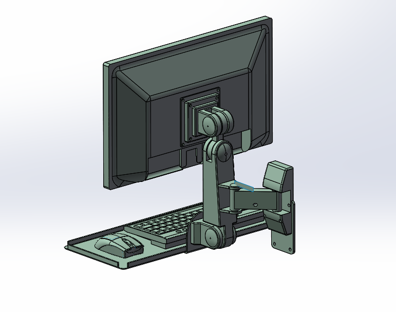 飞利浦显示器及键盘支架套装
