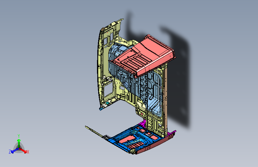 JF卡车-重卡 E18 -白车身