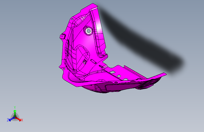 奥迪 Q5 -后轮罩内板总成-右