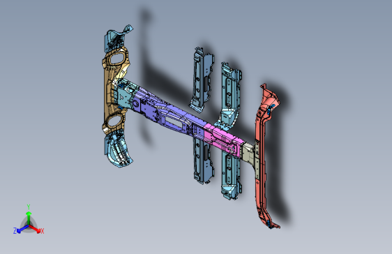 奥迪 Q5 -前地板总成