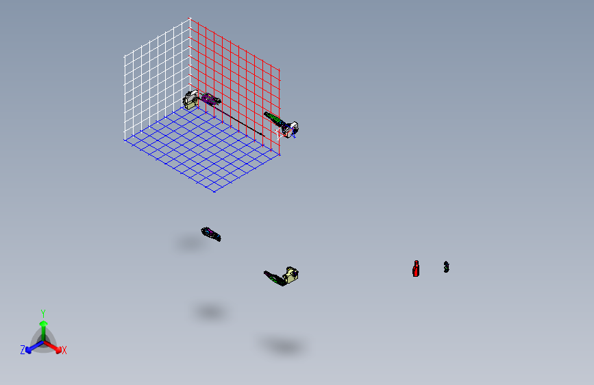 标致 307 -门把手