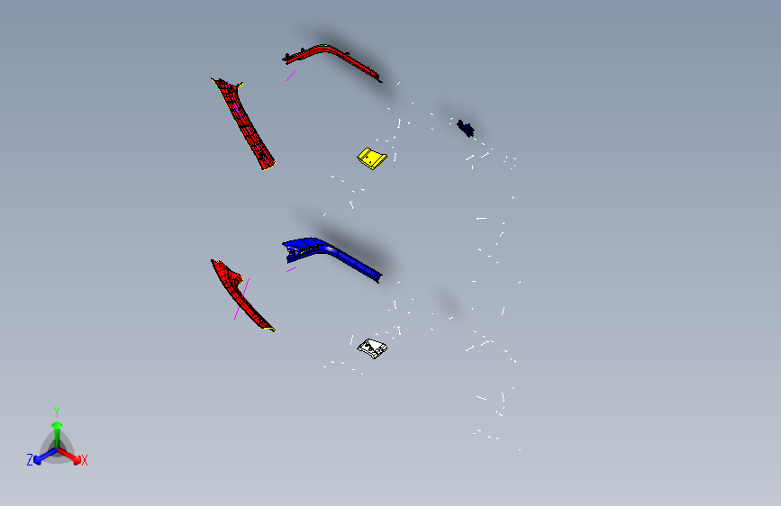 标致 408 -侧围body_side