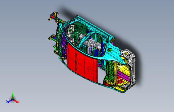标致 408 -白车身总成