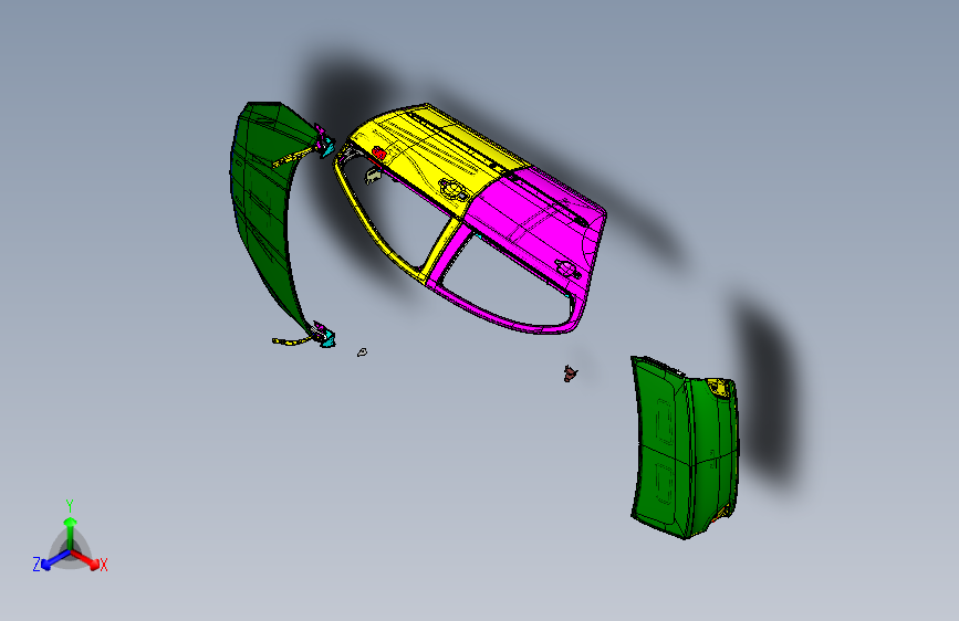 标致 408 -开闭件