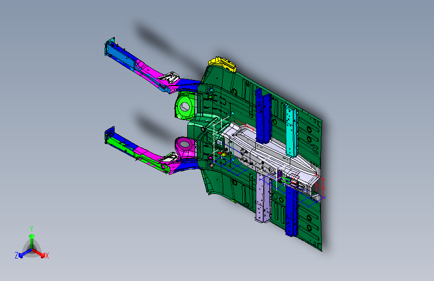 标致 408 -前地板front_floor (2)