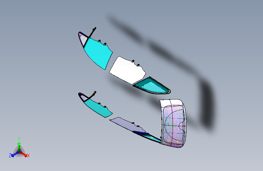 标致 508 -玻璃glass