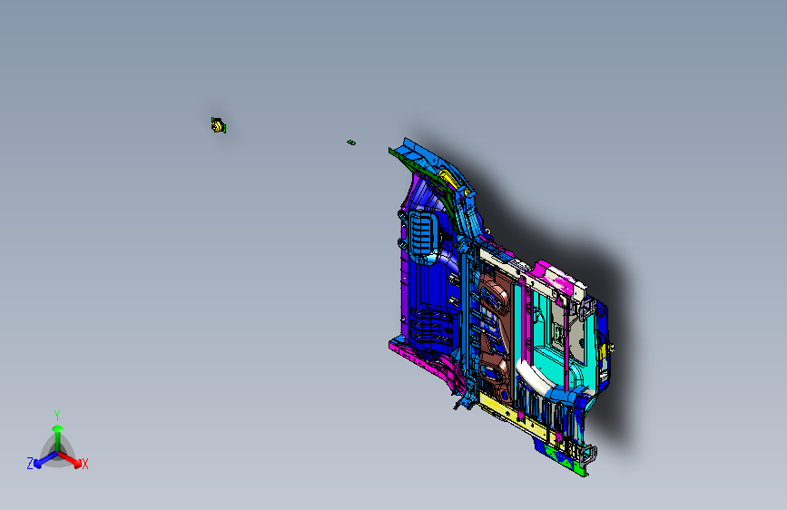 标致 508 -后地板rear_floor