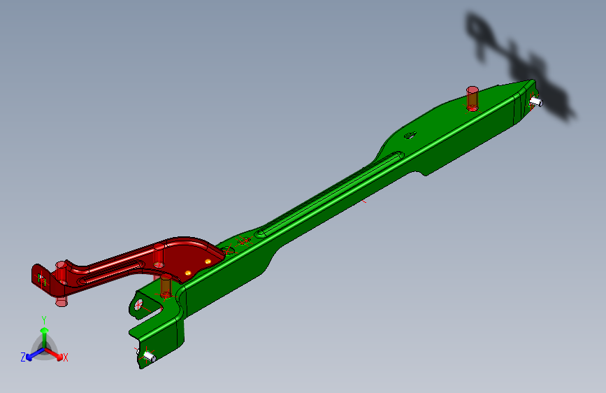 大众 速腾 -发动机罩锁支架总成