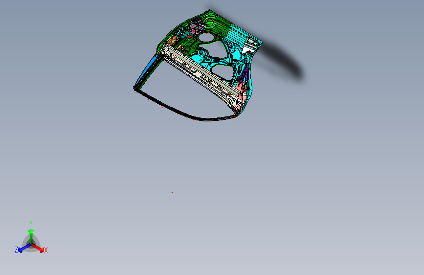 大众 速腾 -右后门钣金总成