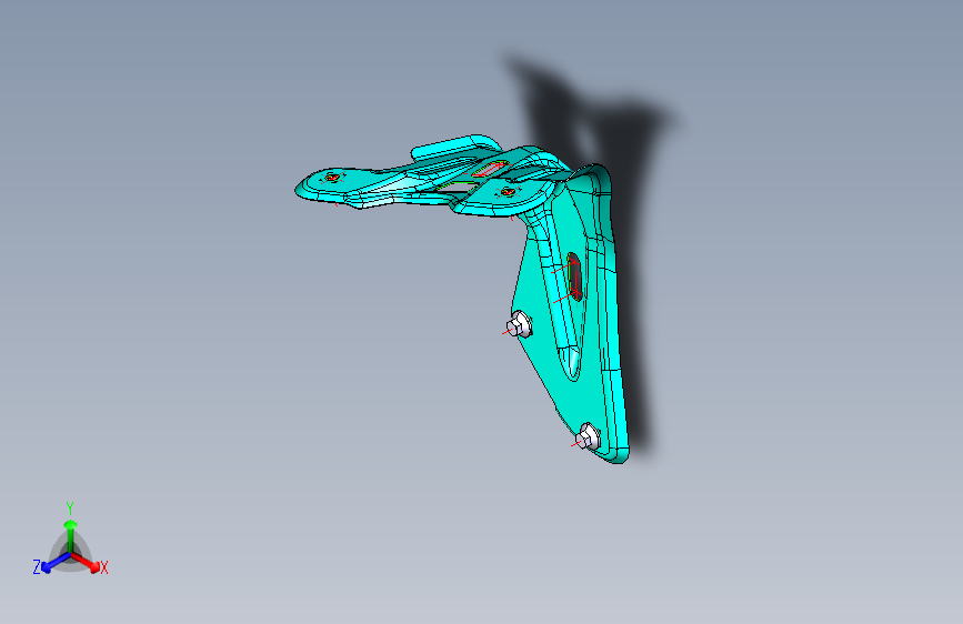 大众 速腾 -右翼子板安装支架组件