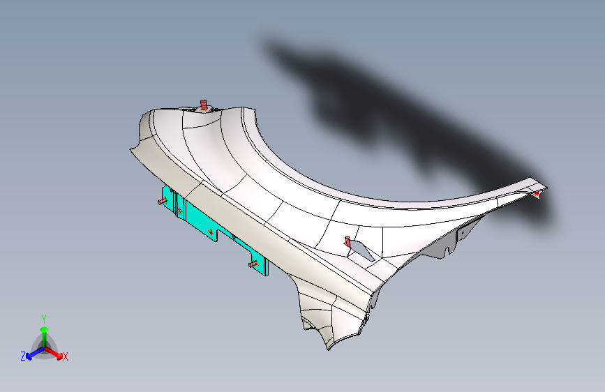 大众 速腾 -右翼子板总成