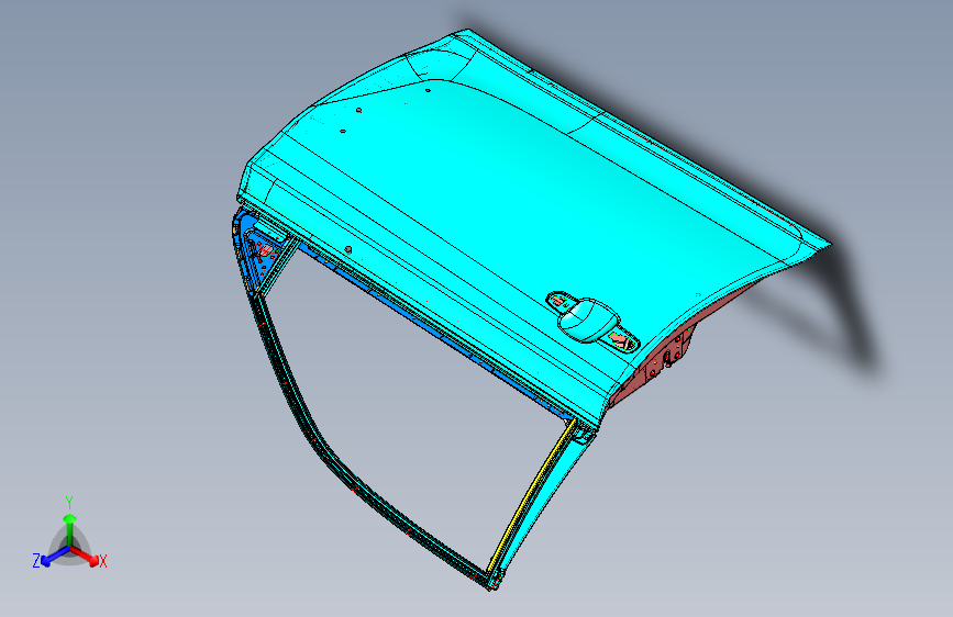 大众 速腾 -右前门钣金总成