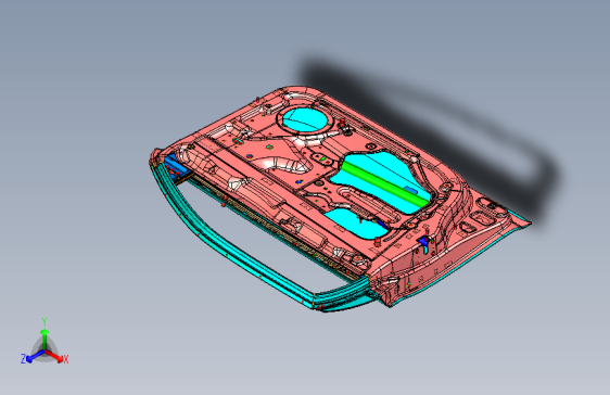 大众 速腾 -左前门钣金总成