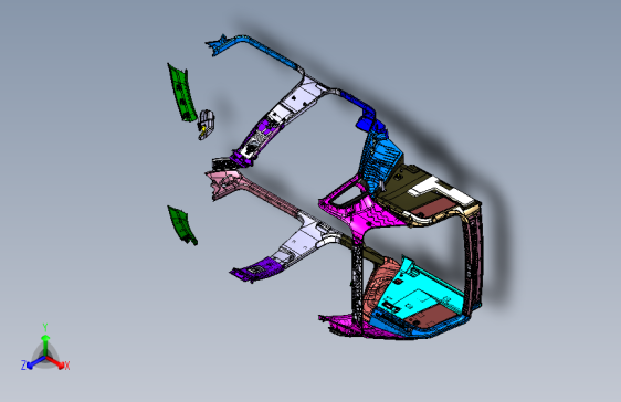 大众 途观 -立柱系统