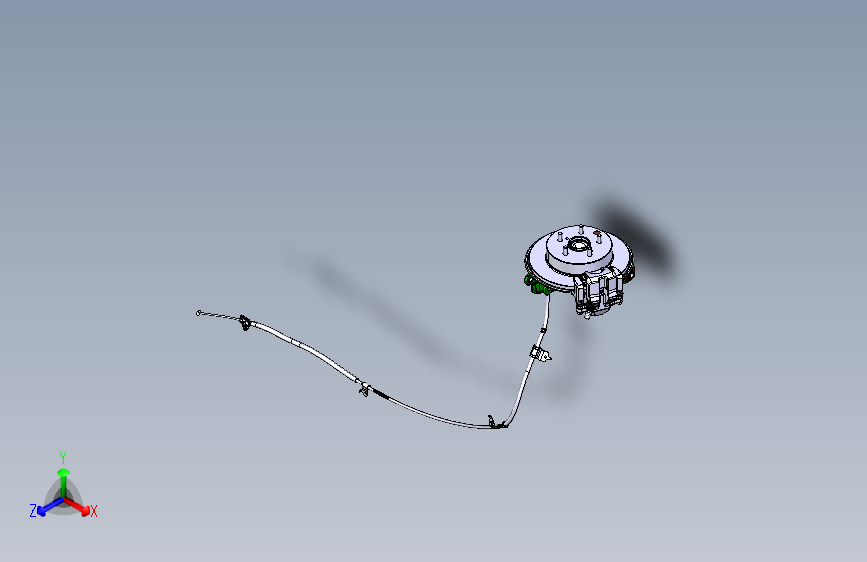 大众-途观-3502001HB_后制动系统装置图