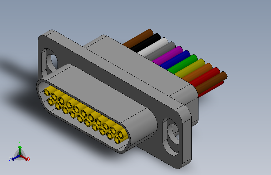 J29A-21ZKPJ29 系列矩形电气连接器