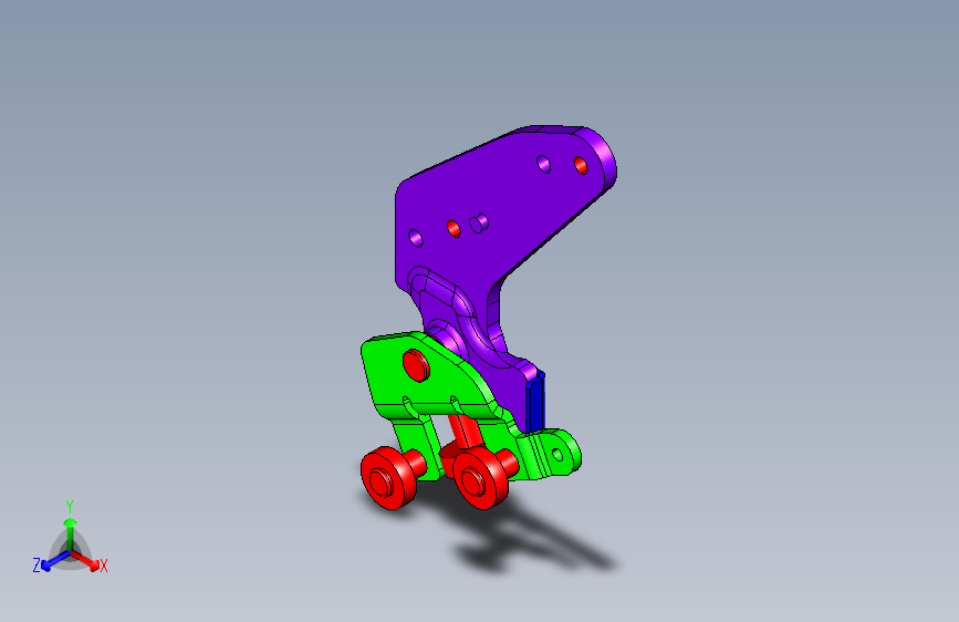 丰田普瑞维亚 -32_右滑移门下铰链滚轮总成_HINGE WHEEL ASSY LWR SLIP DOOR RH