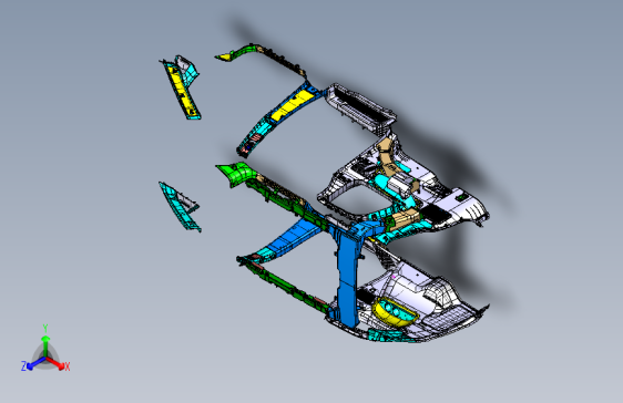 丰田普瑞维亚 -08_测围内饰及附件装置_QUARTER INNER TRIM AND INCLOSURE