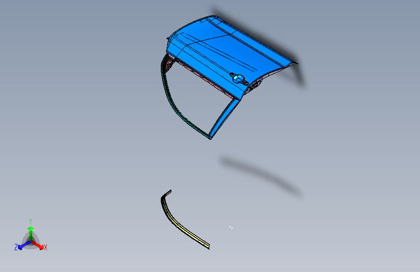丰田荣放 RAV4 -右前车门总成
