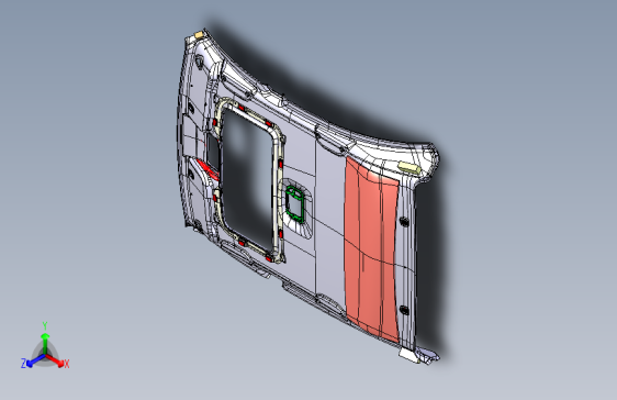 吉利 FE-3 - 顶棚内饰装置（天窗）