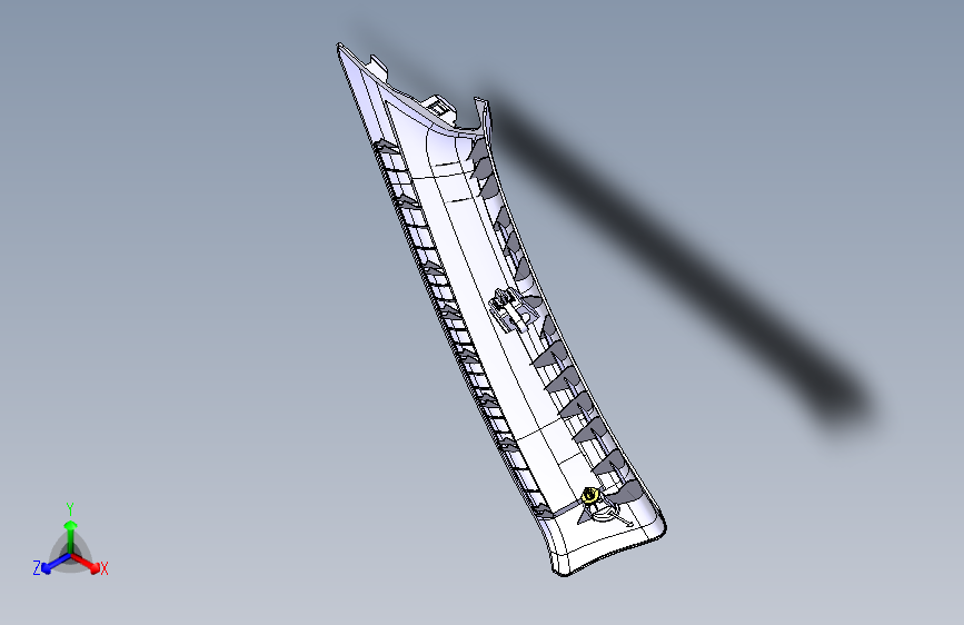吉利 FE-3 -_右侧围内饰装置（侧气帘标识）