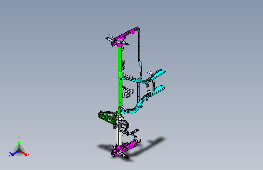 吉利 FE-3 -仪表板骨架装置