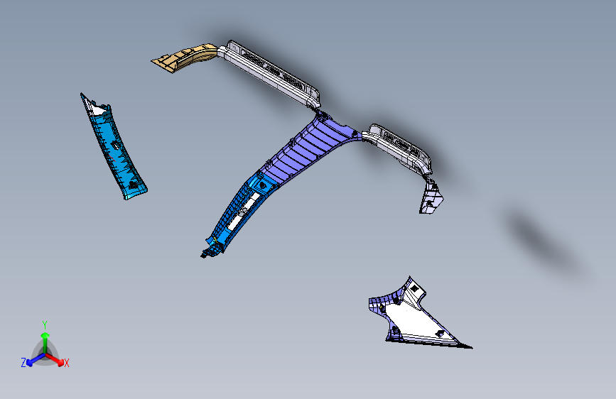 吉利 FE-3 -右侧围内饰装置