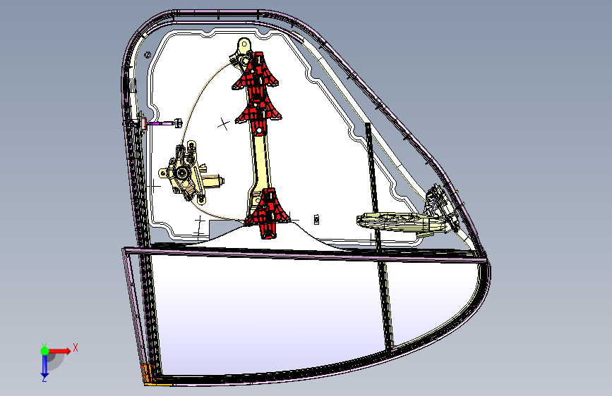 吉利 FE-3 -右后车门附件装置