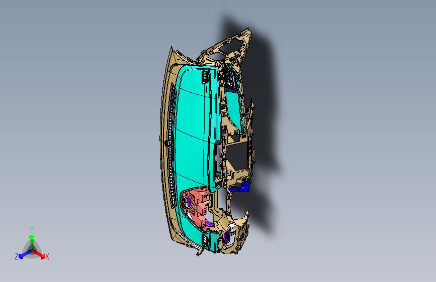 吉利 FE-3 -仪表板装置(CVT)