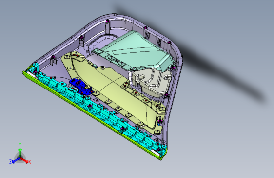 吉利 FE-3 -右后车门内饰装置（豪华）