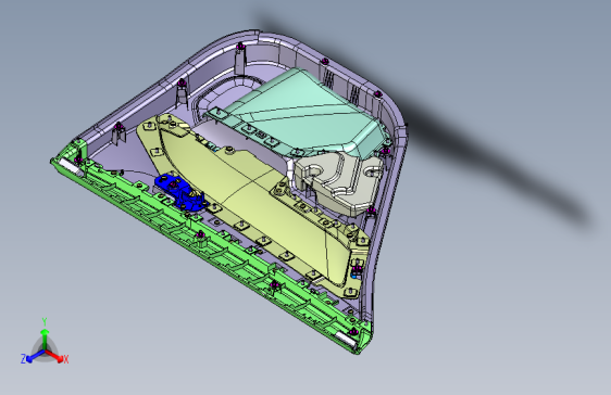 吉利 FE-3 -右后车门内饰装置