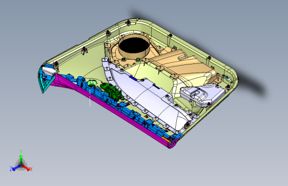 吉利 FE-3 -右前车门内饰装置（豪华）
