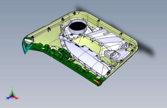 吉利 FE-3 -右前车门内饰装置