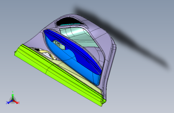 吉利 FE-3 -左后车门内饰装置（豪华）