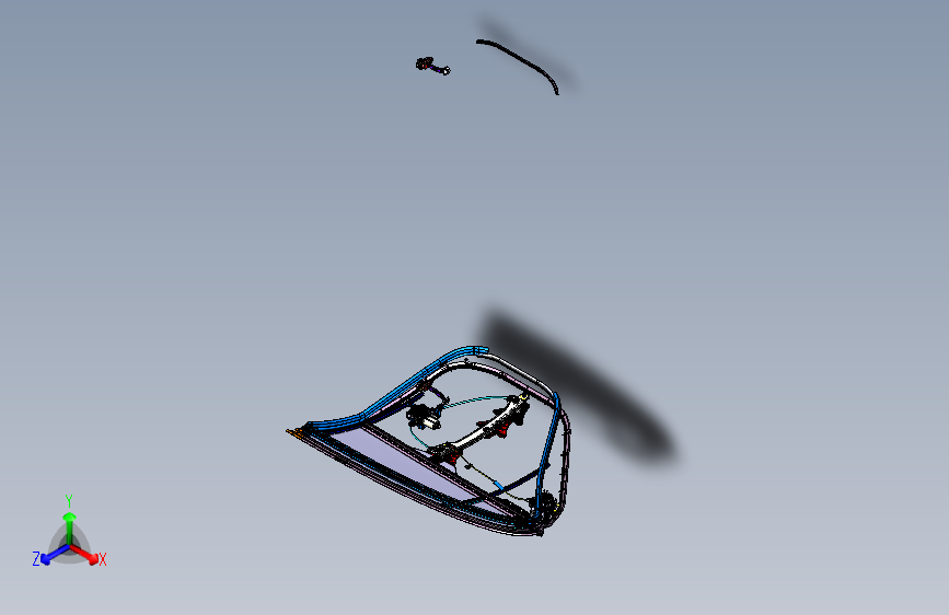 吉利 FE-3 -左后车门附件装置