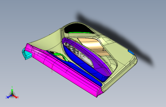 吉利 FE-3 -左前车门内饰装置（豪华）