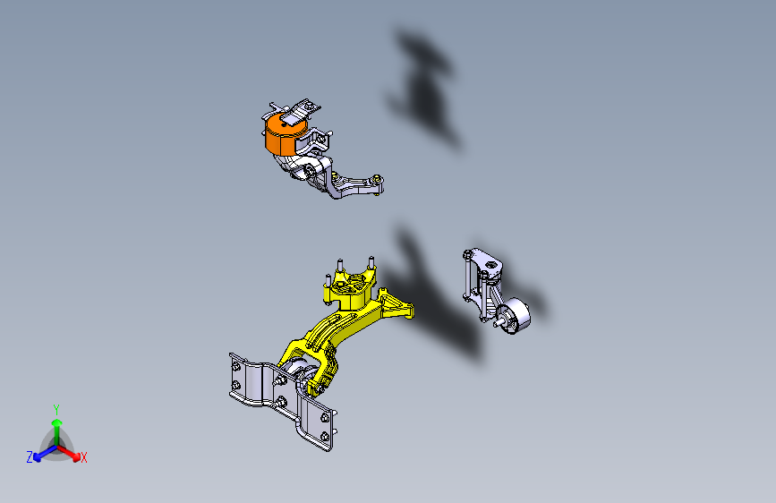 吉利 G10 -动力总成悬挂装置1001