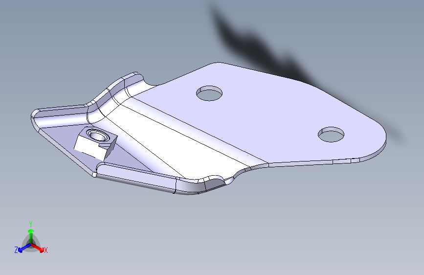 吉利 G10 -翼子板上安装支架总成
