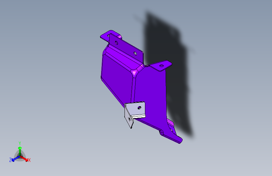 吉利 G10 -左翼子板前端安装支架总成