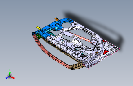 吉利 博瑞_KC1 -左前门钣金