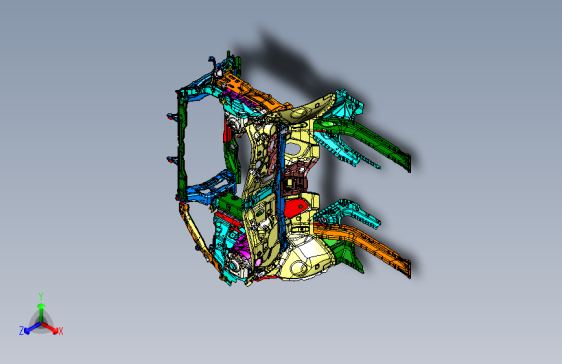 吉利ce正向 -01_发动机舱总成_ENGIN ROOM COMPL (2)