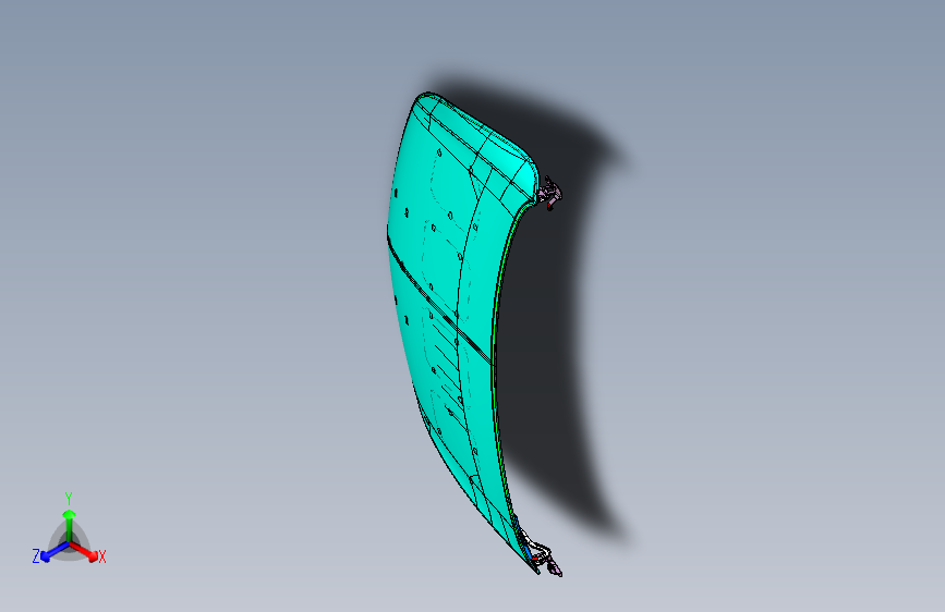 吉利ce正向 -02_发动机罩总成_HOOD A1-IN WHITE (2)