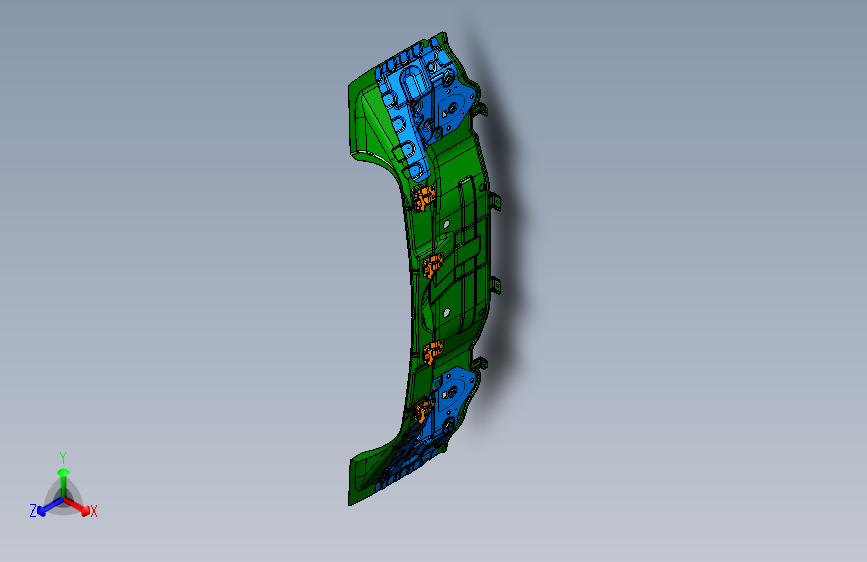 吉利ce正向 -07_后围板总成_PNL ASSY RR END