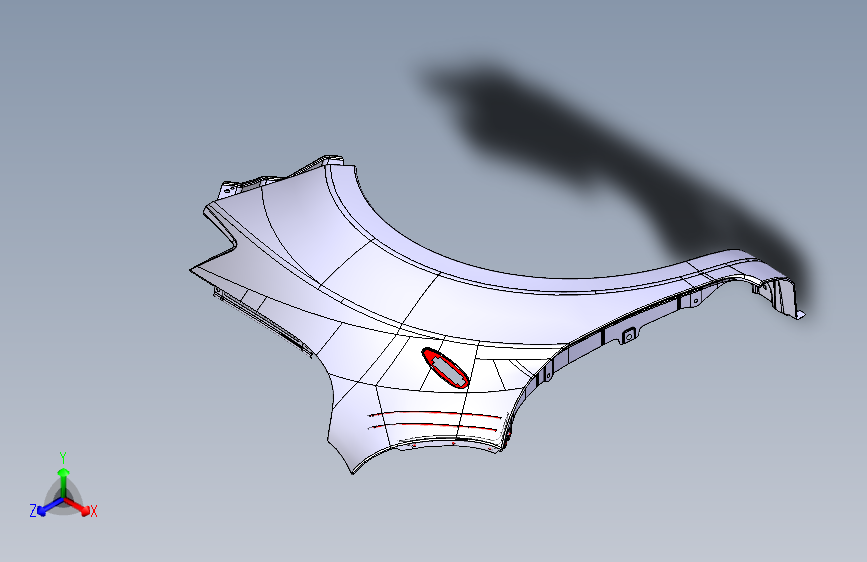 吉利ce正向 -08_右翼子板总成_FRT FENDER RH