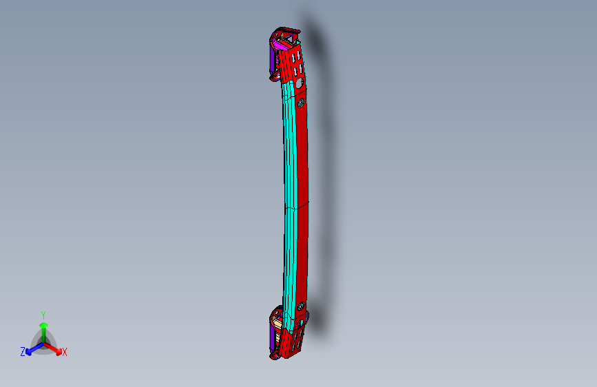 吉利ce正向 -10_后横梁总成_ROOF REAR RALL ASSY