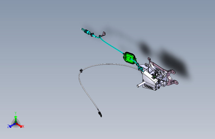 吉利ce正向 -变速操纵装置