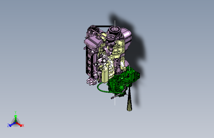 吉利ce正向 -动力总成装置