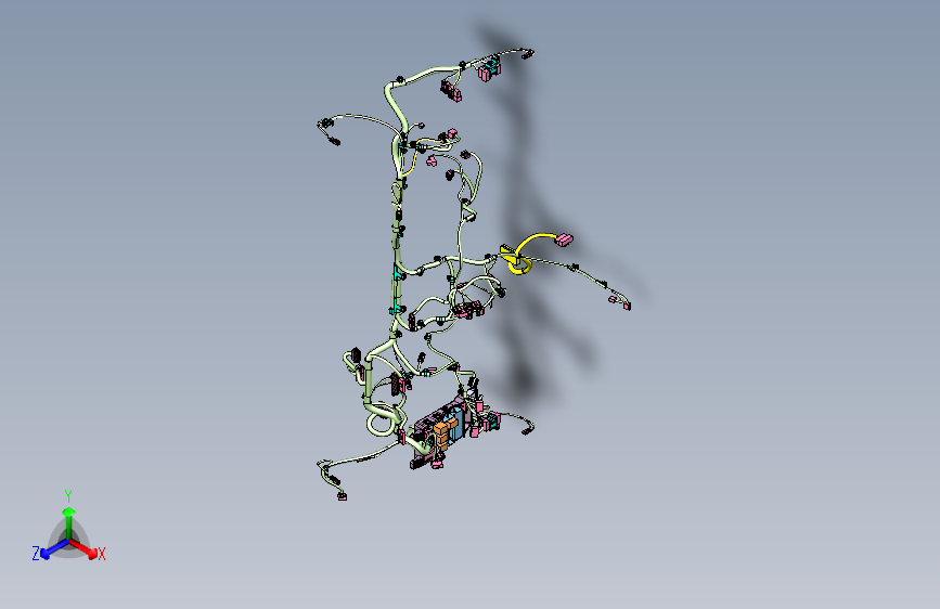 吉利ce正向 -汽车线束装置 (2)